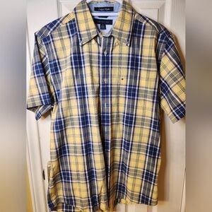 Tommy Hilfiger mens short-sleeve button up